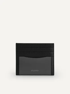 Full-Grain Leather Cardholder - Black
