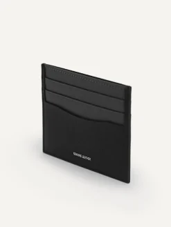 Full-Grain Leather Cardholder - Black