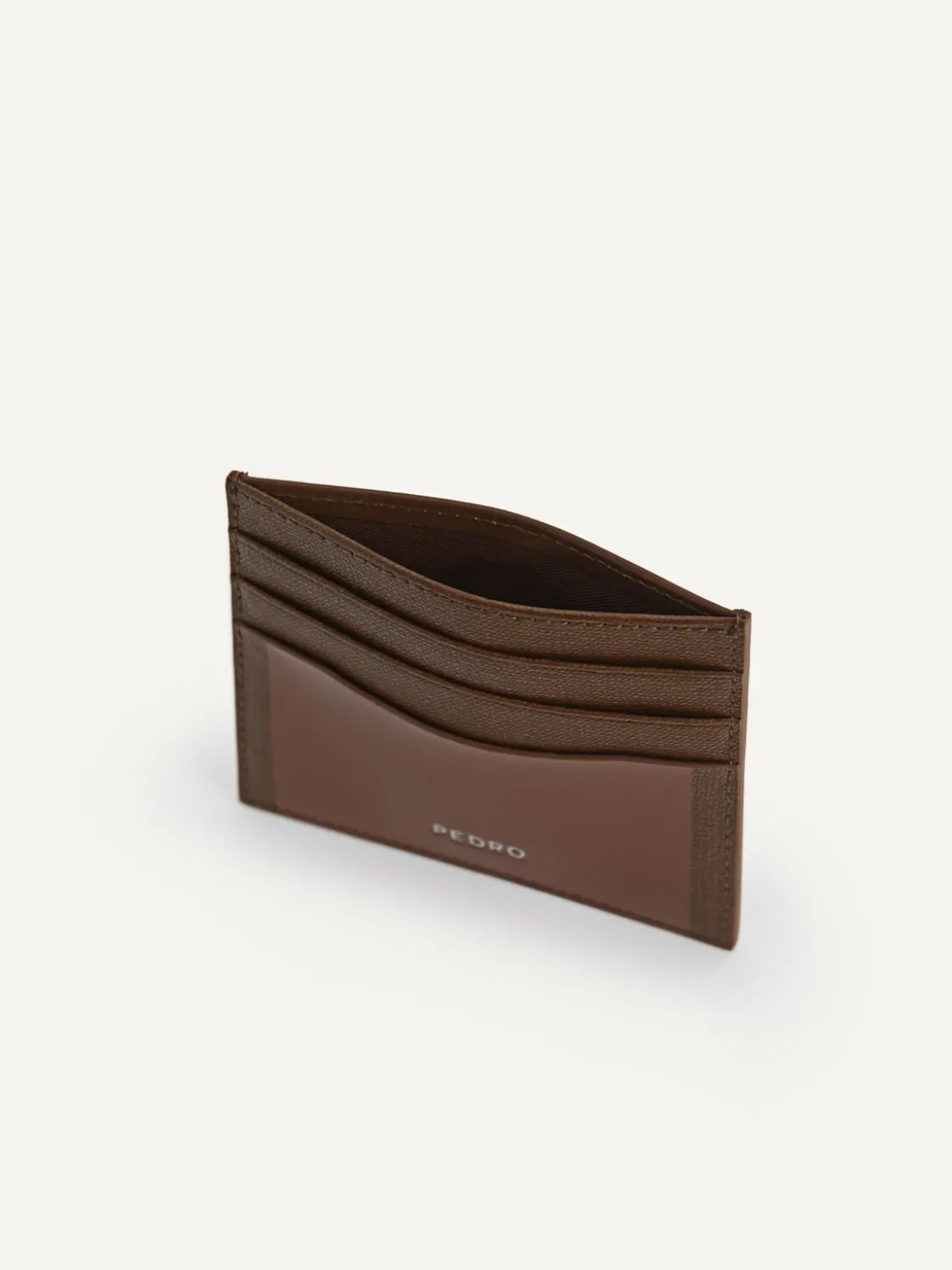 Full-Grain Leather Cardholder - Dark Brown