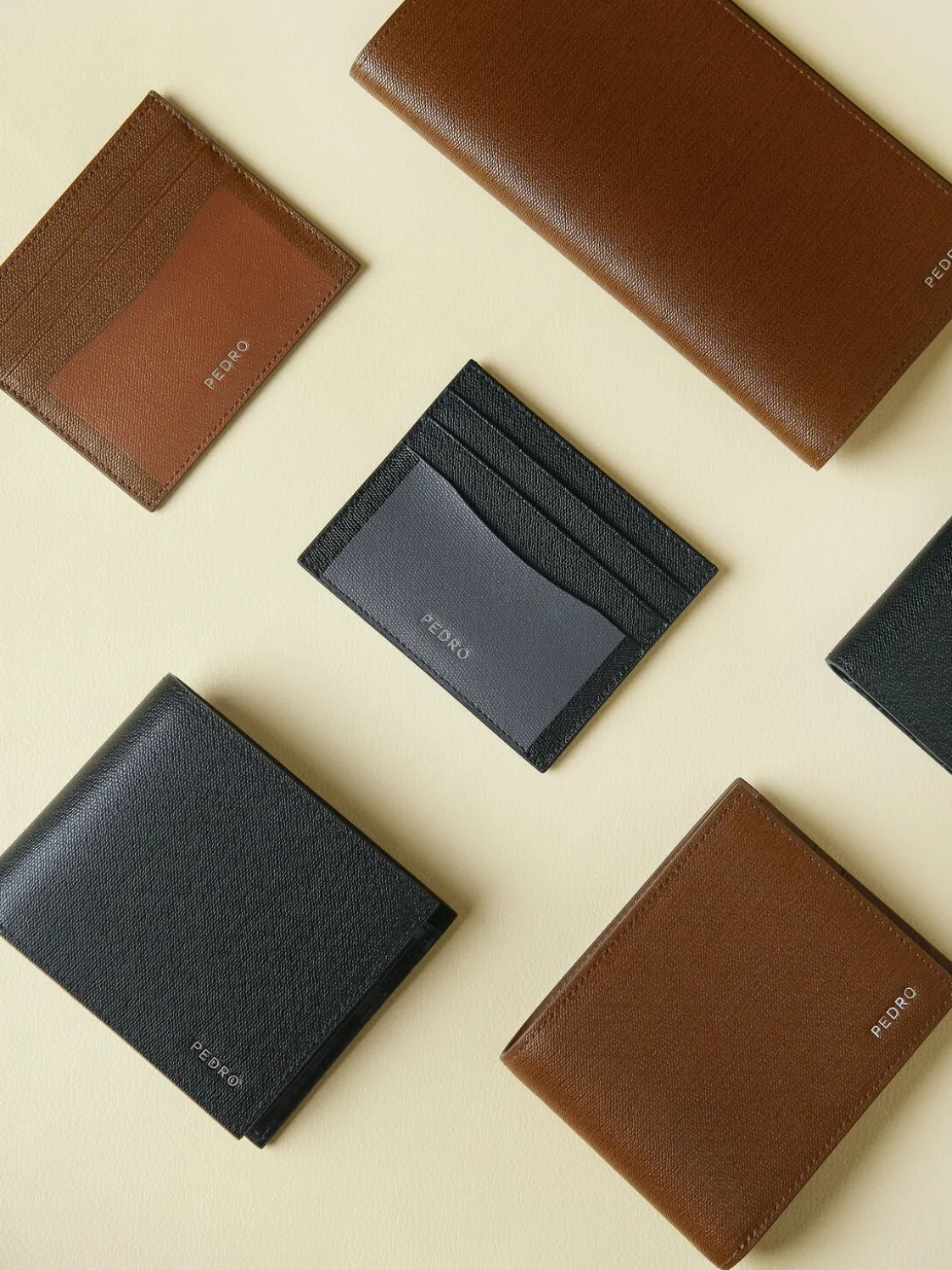 Full-Grain Leather Cardholder - Dark Brown