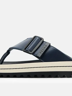 George Thong Sandals - Navy