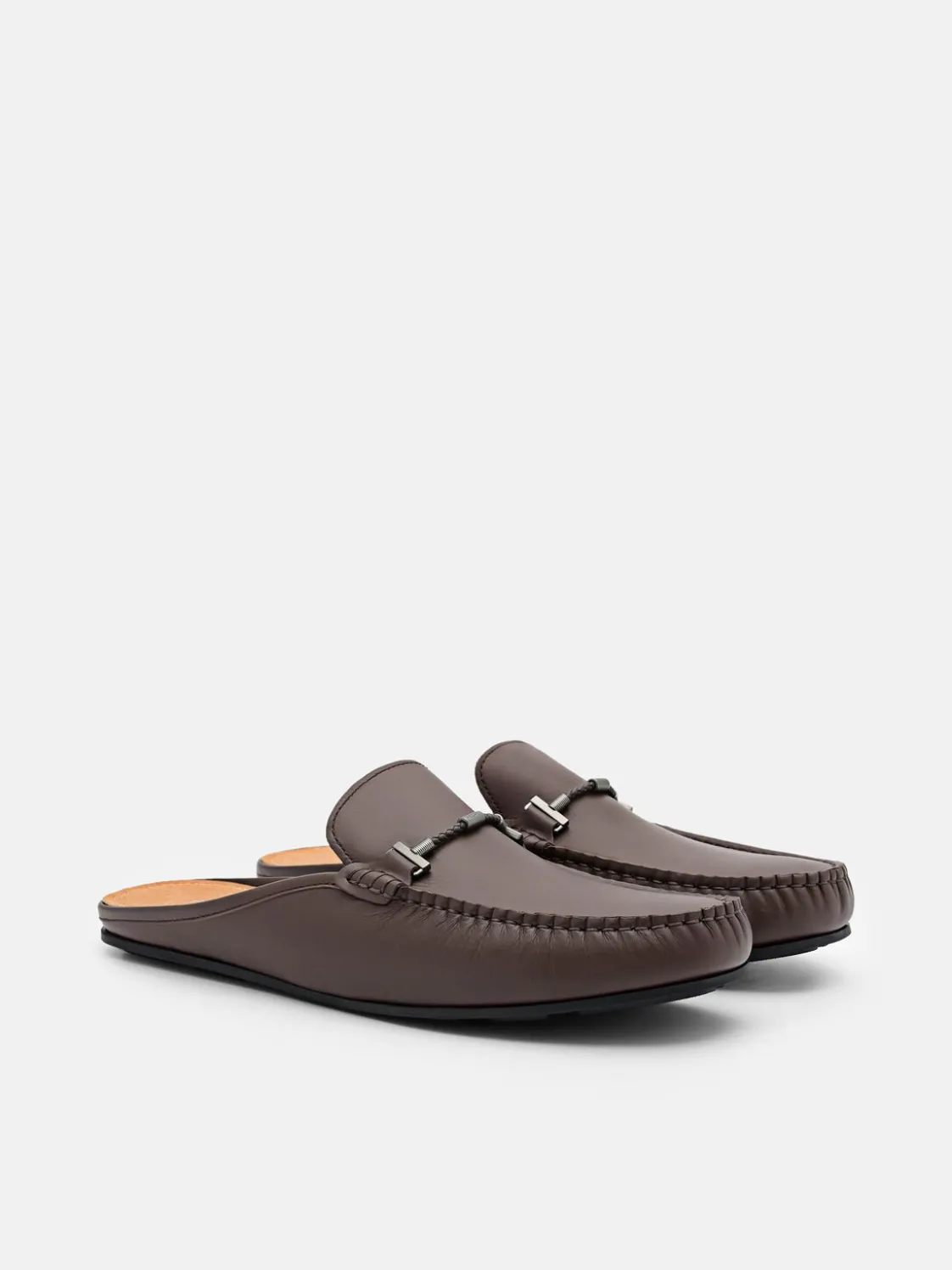 Hawser Leather Slip-On Driving Shoes - Dark Brown