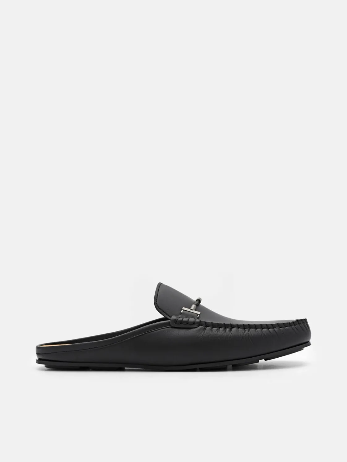 Hawser Leather Slip-On Driving Shoes - Black