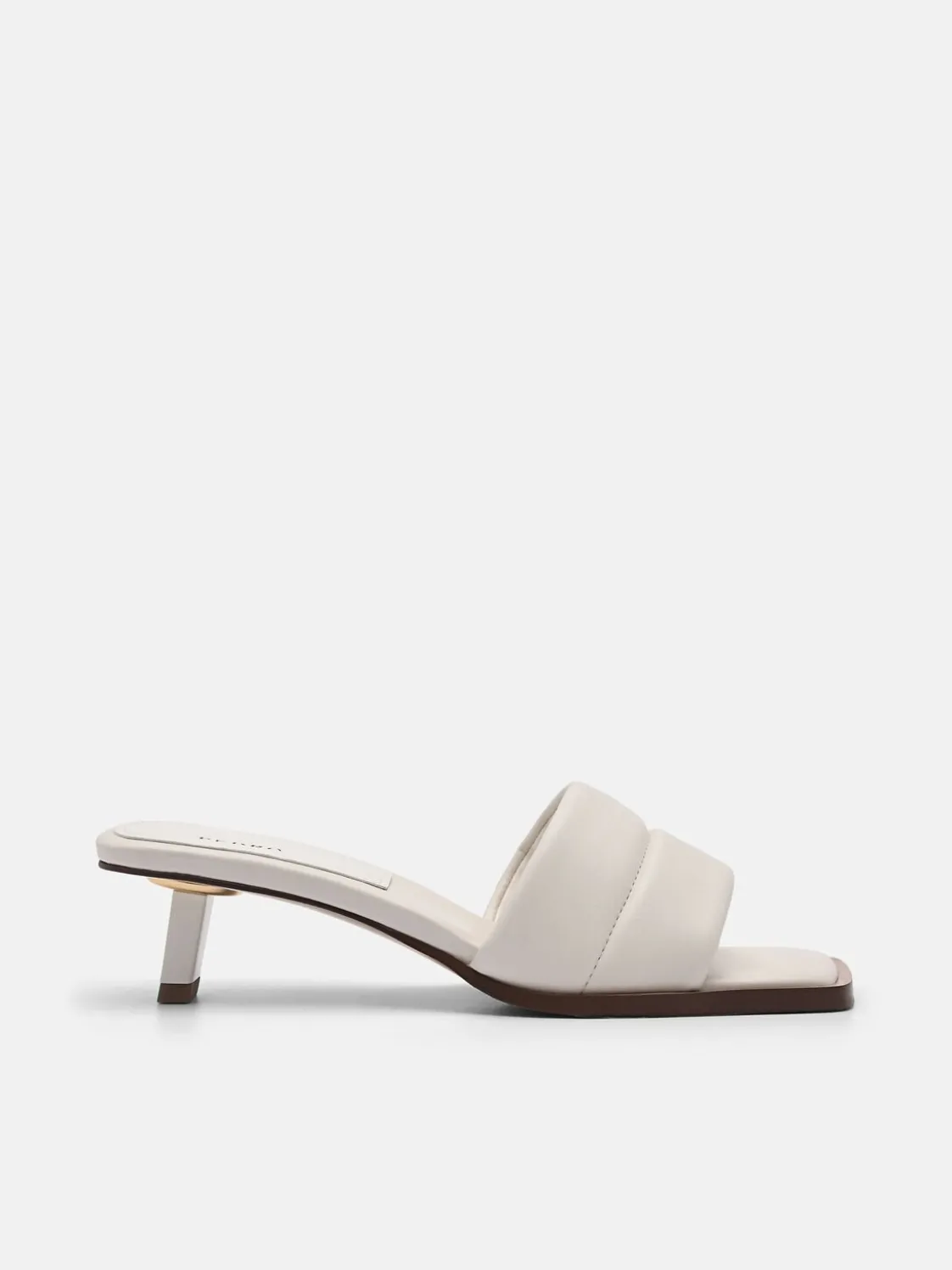 Heel Slip-On Sandals - Chalk
