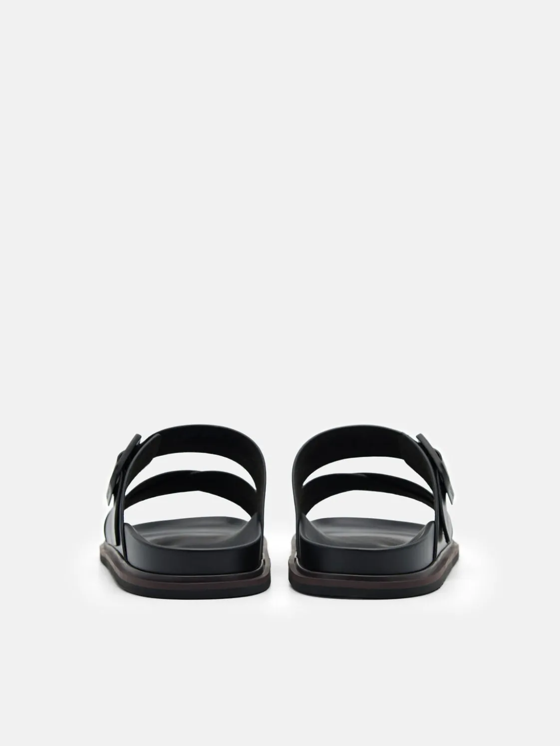 Helix Cross Sandals - Black