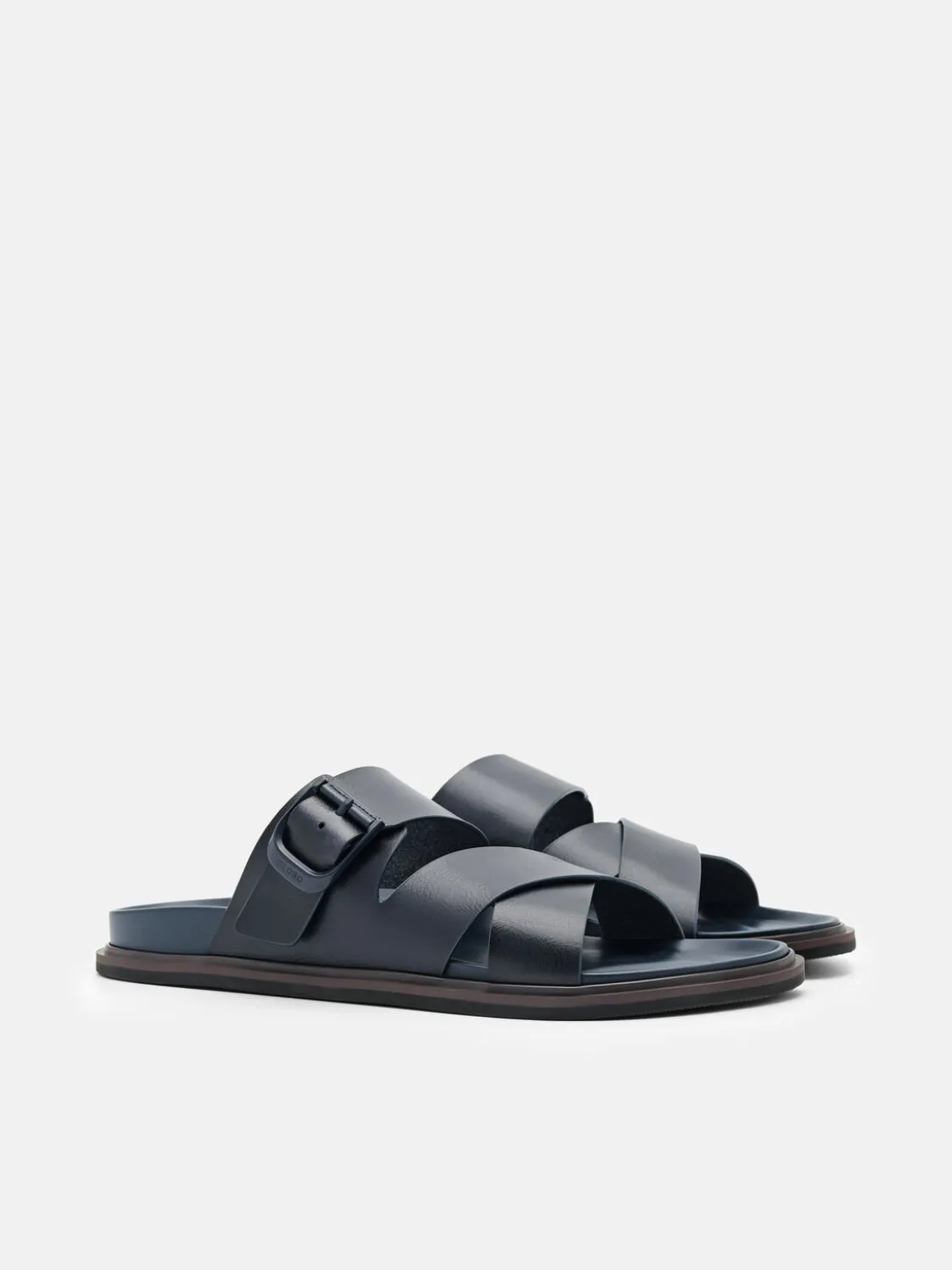 Helix Cross Sandals - Navy