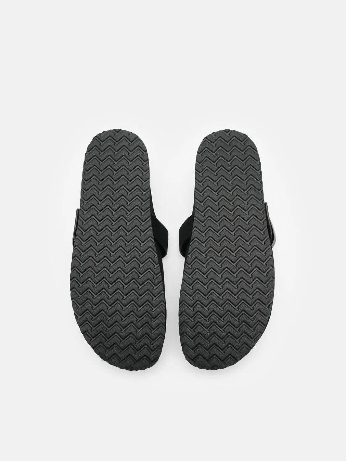Helix Suede Mules - Black