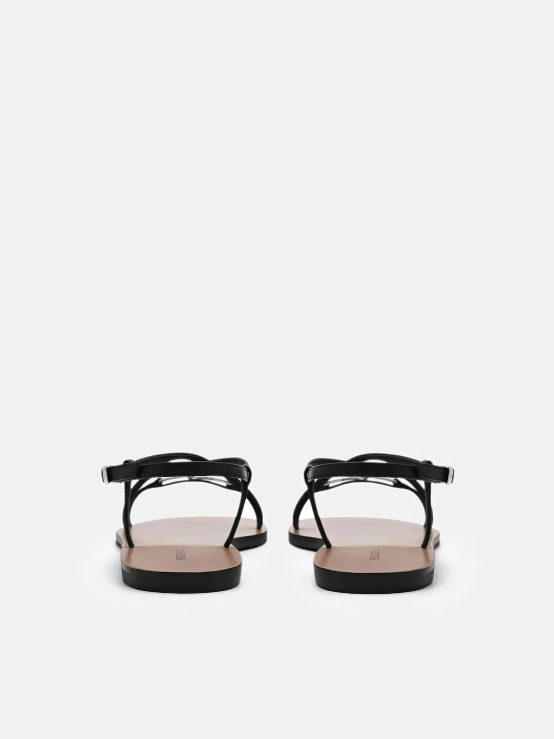 Hitch Ankle Strap Sandals - Black