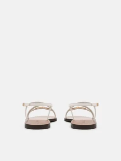 Hitch Ankle Strap Sandals - Chalk