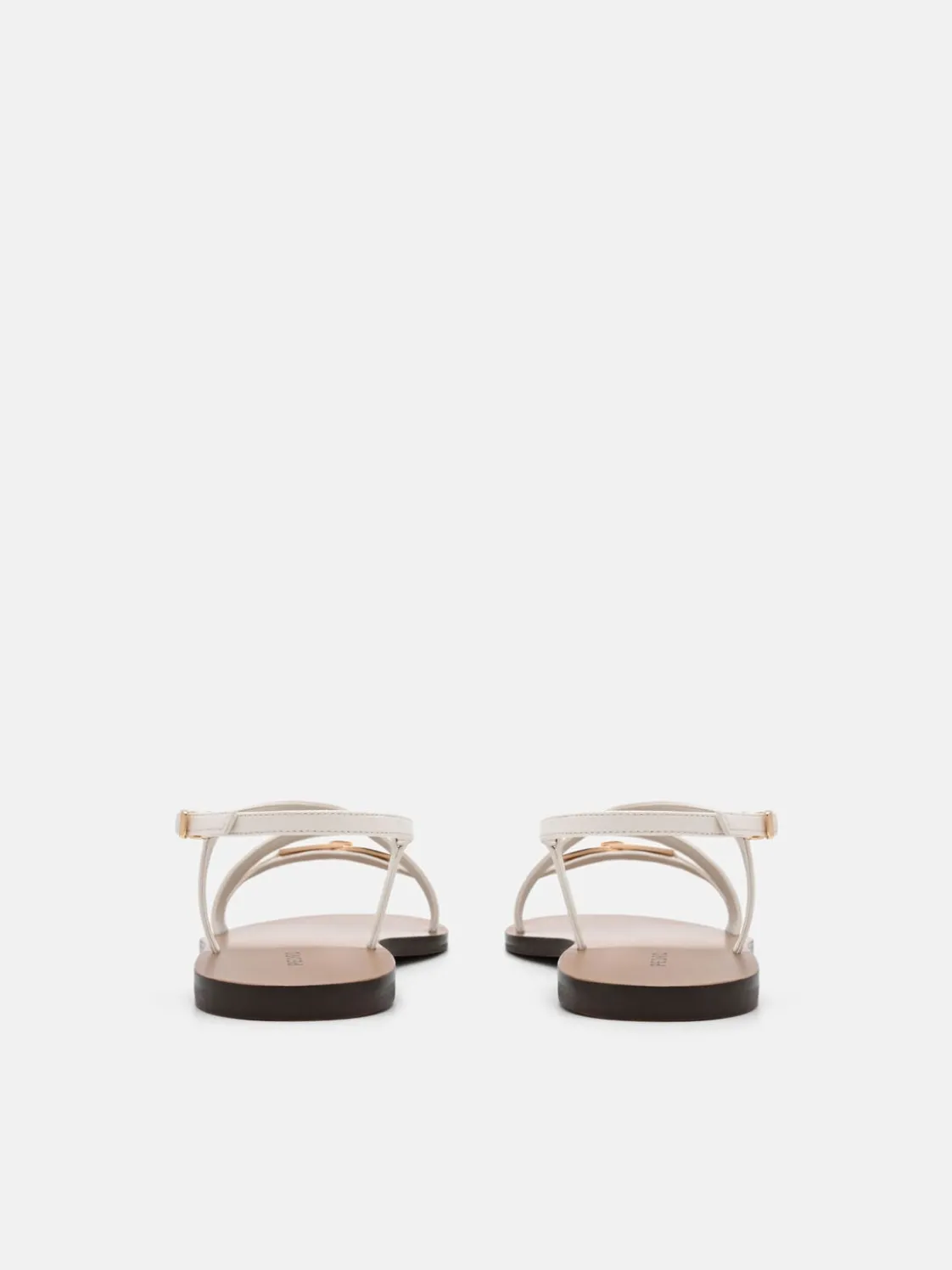 Hitch Ankle Strap Sandals - Chalk