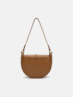 Hitch Leather Shoulder Bag - Cognac