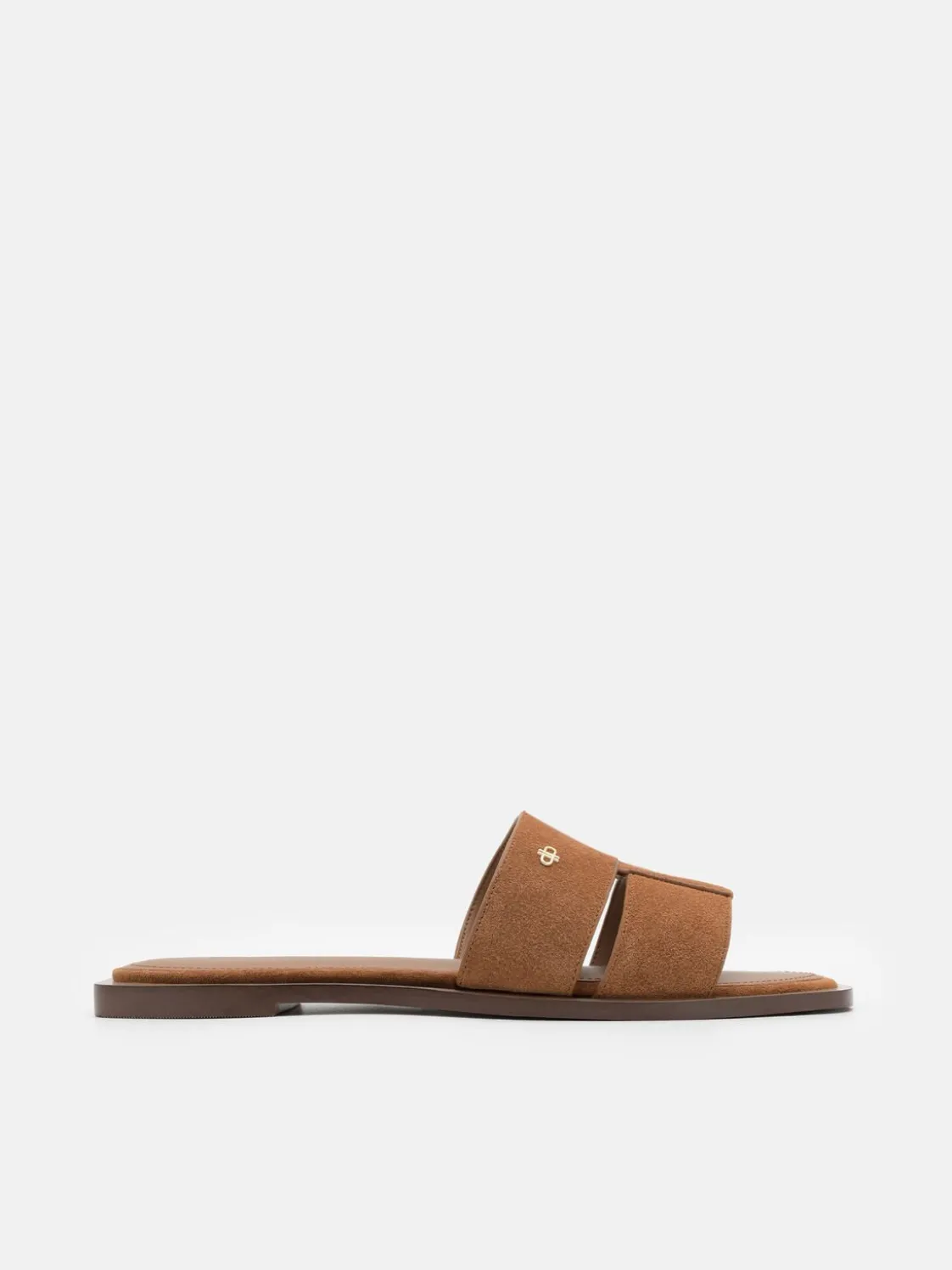 Iza Suede Sandals - Cognac Suede