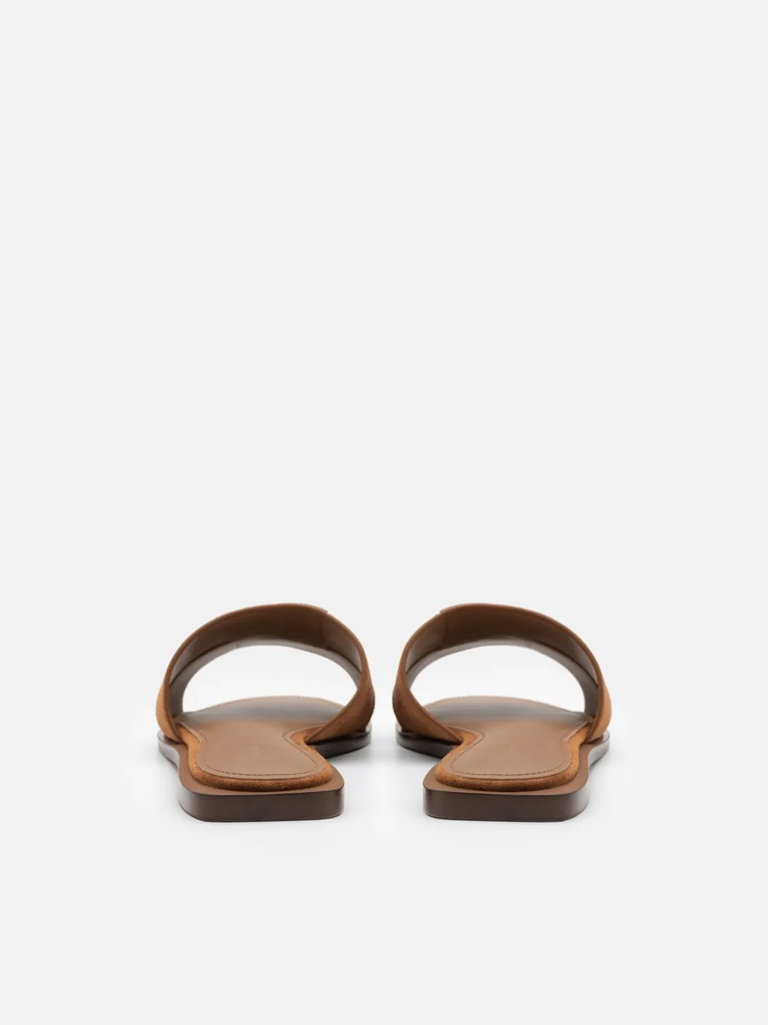Iza Suede Sandals - Cognac Suede