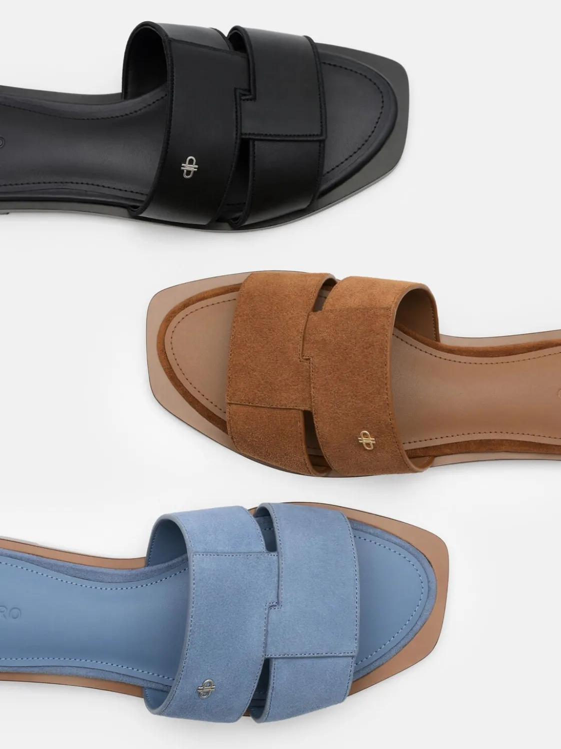 Iza Suede Sandals - Cognac Suede
