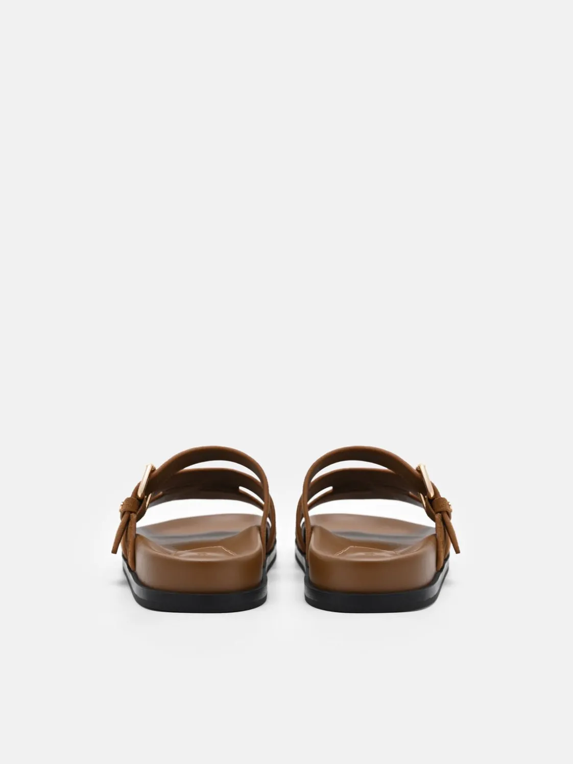 Iza Suede Sandals - Cognac