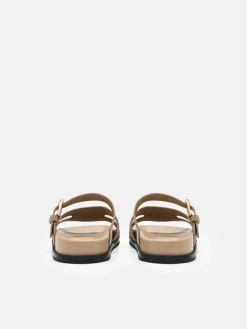 Iza Suede Sandals - Light Taupe