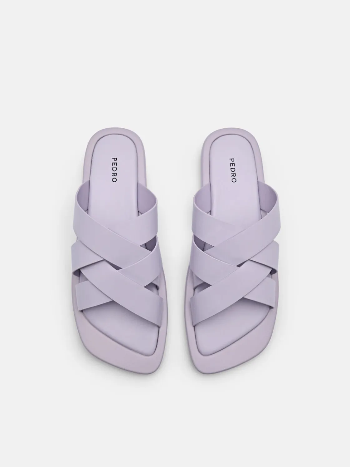 Izzie Flat Sandals - Lilac