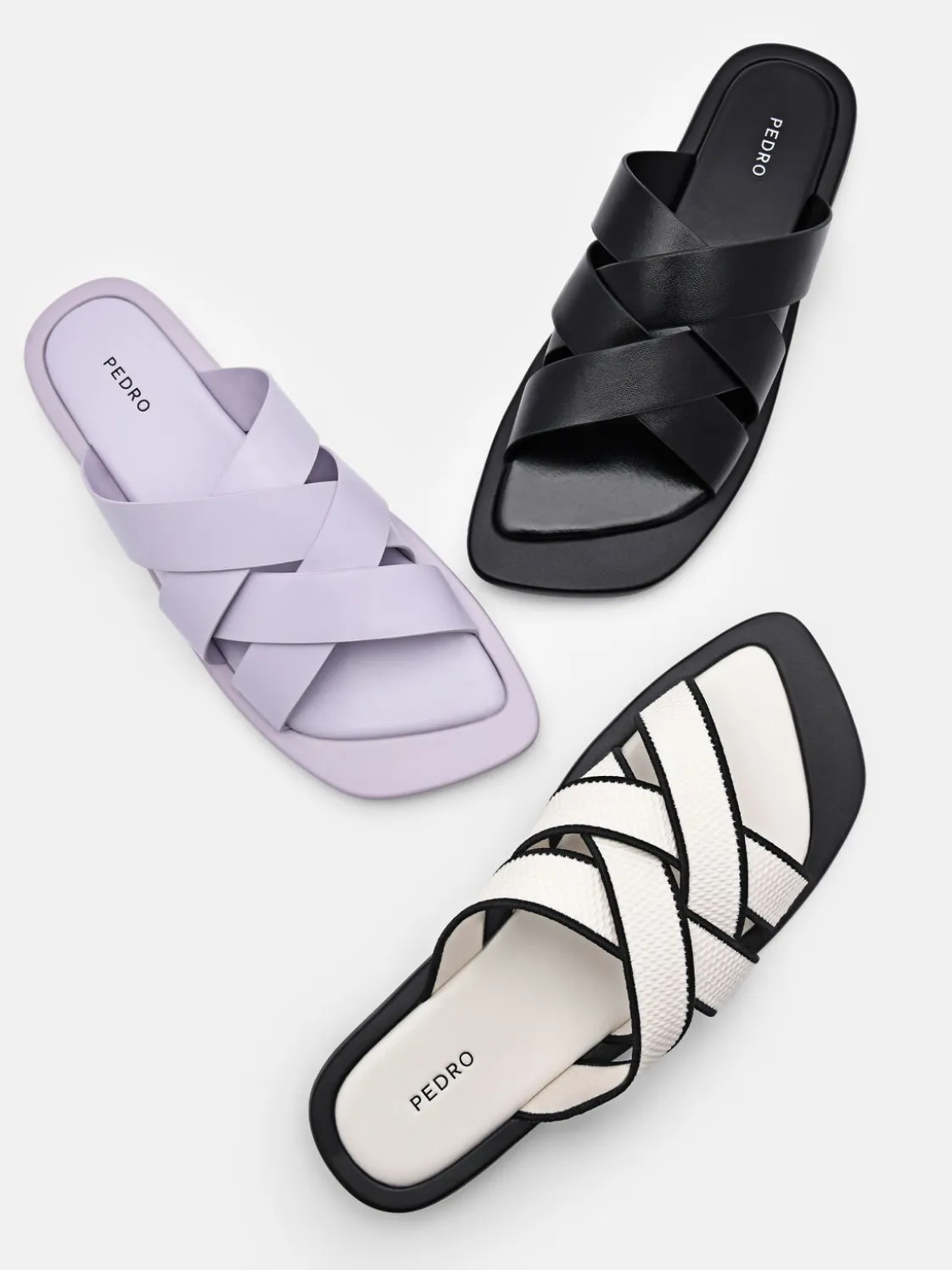 Izzie Flat Sandals - Lilac