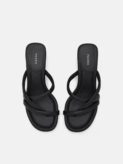 Izzie Heel Sandals - Black