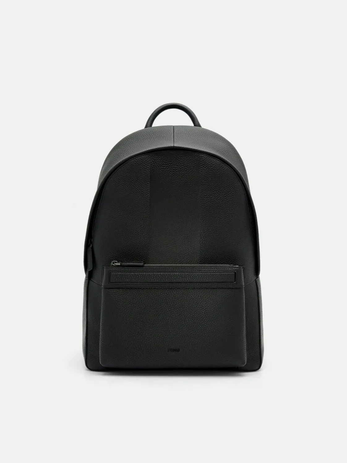 James Leather Backpack - Black