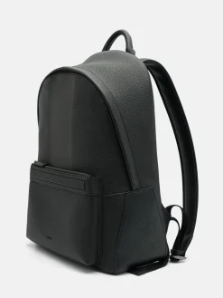 James Leather Backpack - Black