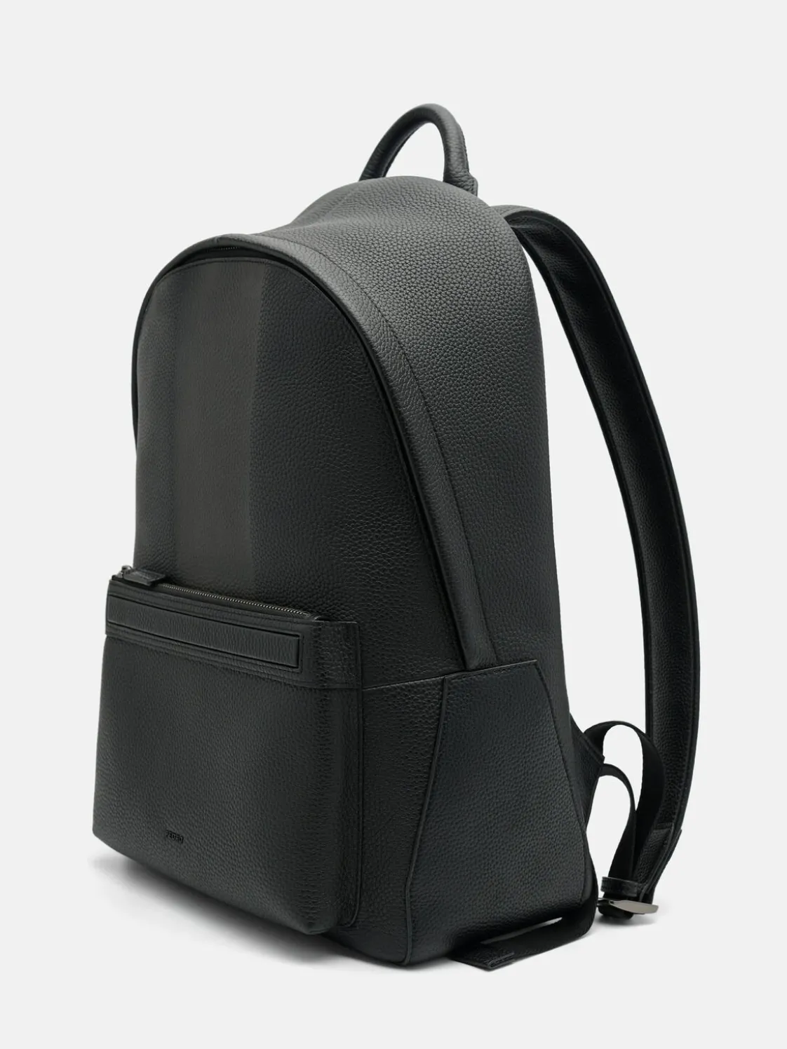 James Leather Backpack - Black