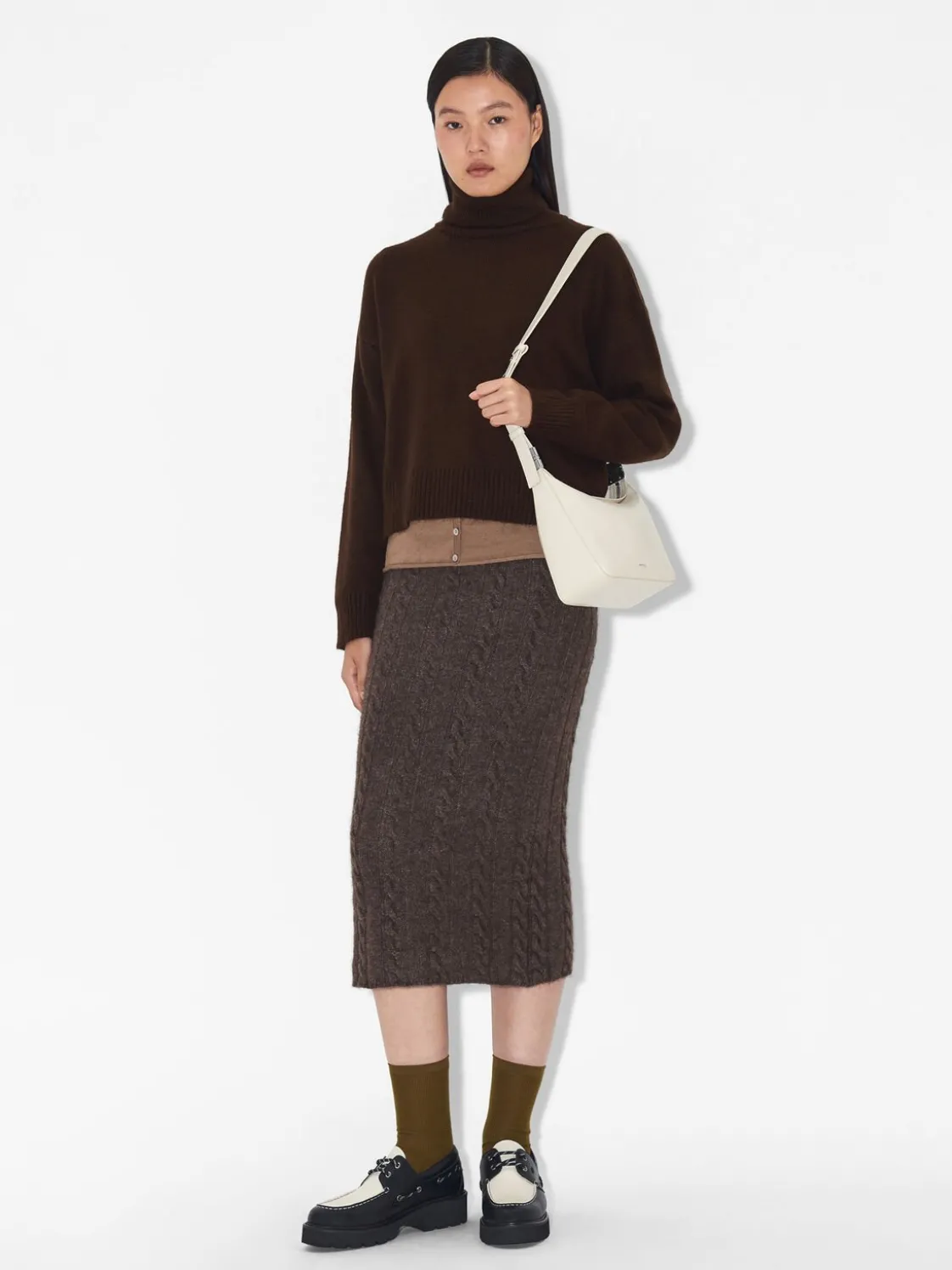 Jatte Crescent Bag - Chalk