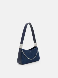 Jatte Denim Shoulder Bag - Blue Denim