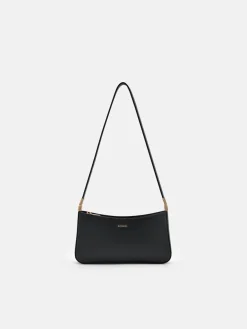 Jatte Leather Shoulder Bag - Black