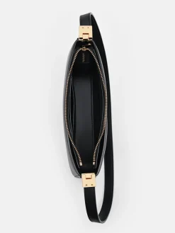 Jatte Leather Shoulder Bag - Black
