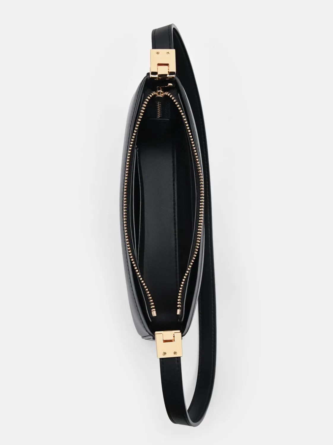 Jatte Leather Shoulder Bag - Black
