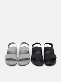 Jonah Backstrap Sandals - Black