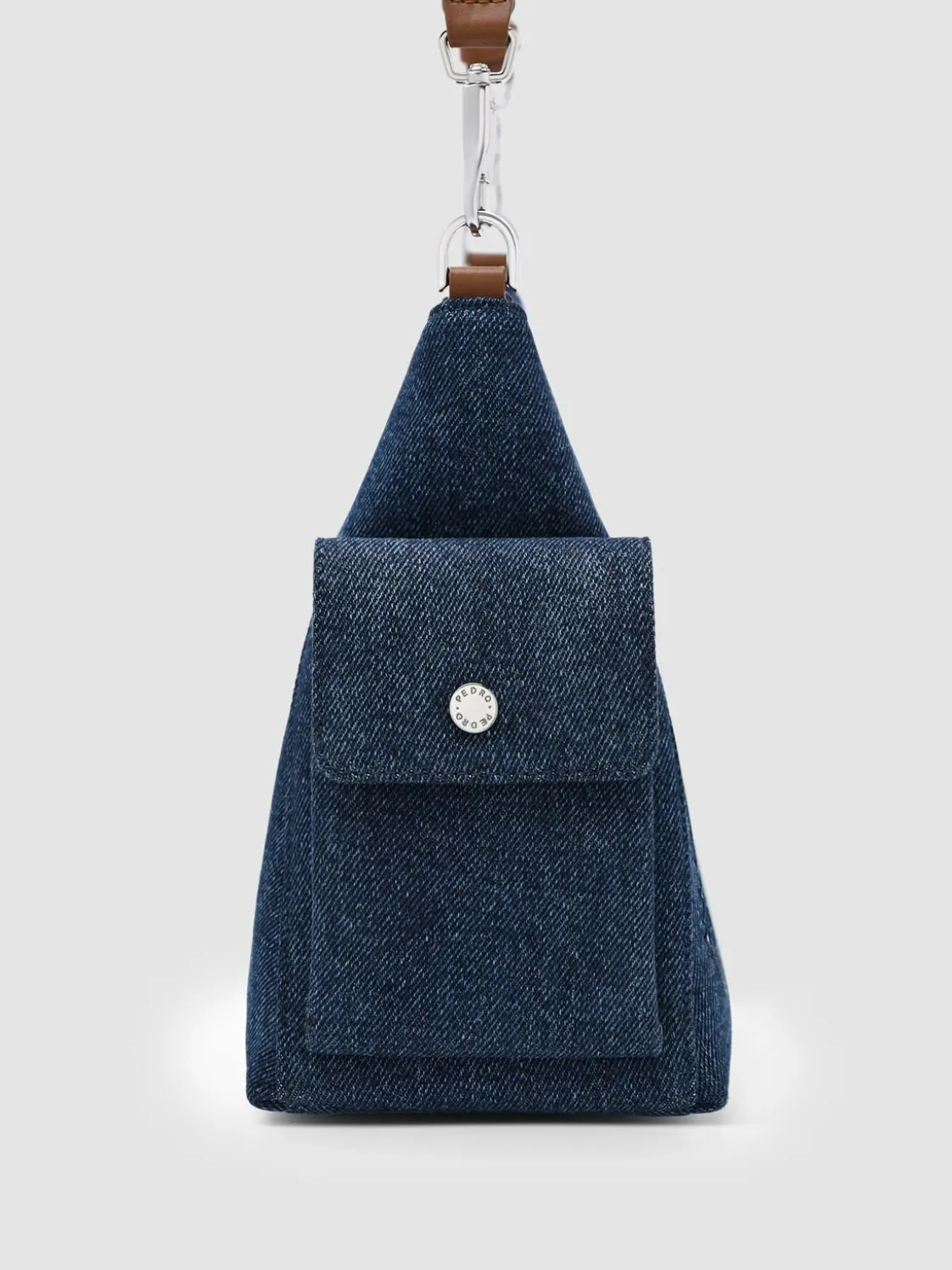 Kristen Denim Shoulder Bag - Blue Denim