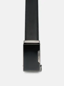 Leather Automatic Belt - Black