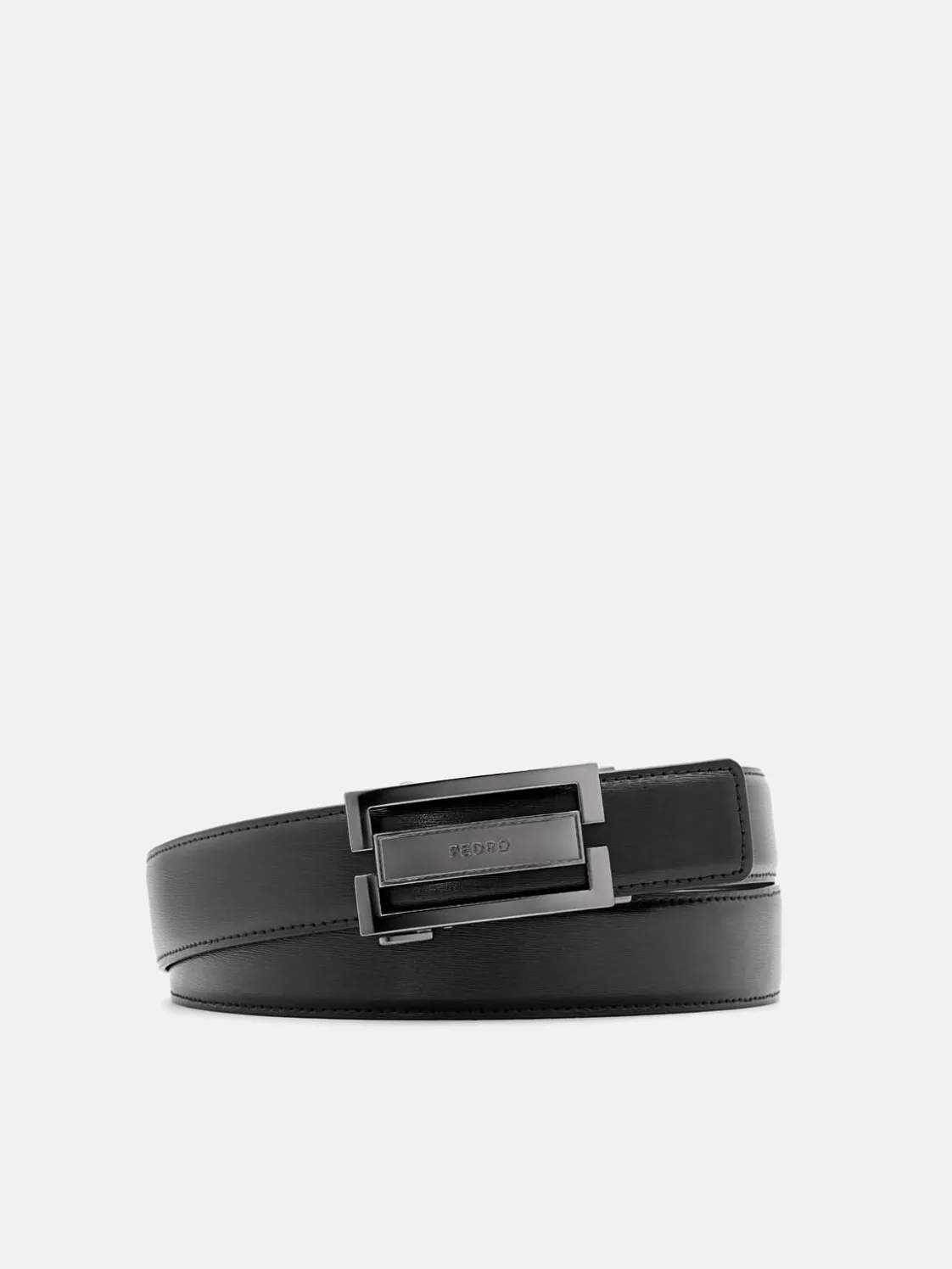 Leather Automatic Belt - Black