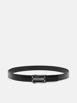 Leather Automatic Belt - Black