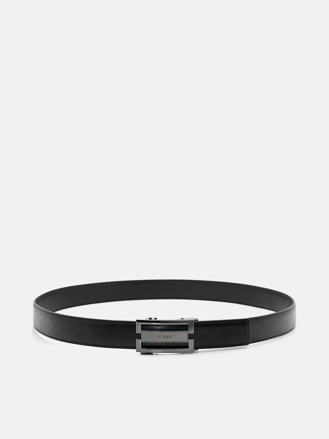 Leather Automatic Belt - Black