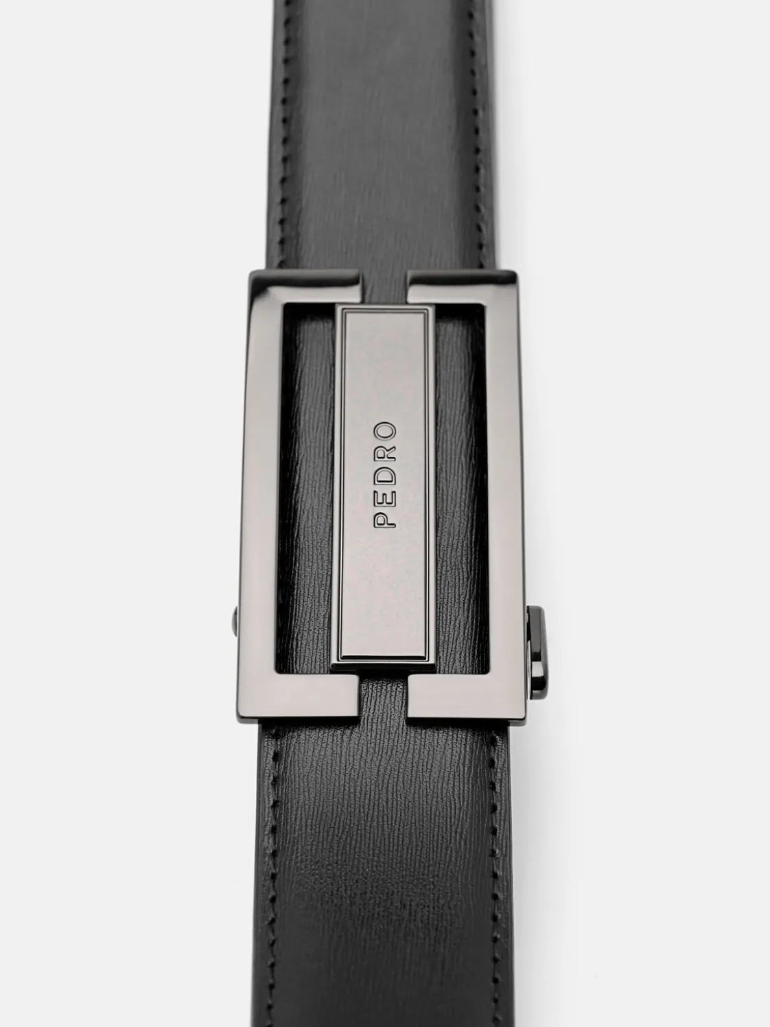 Leather Automatic Belt - Black