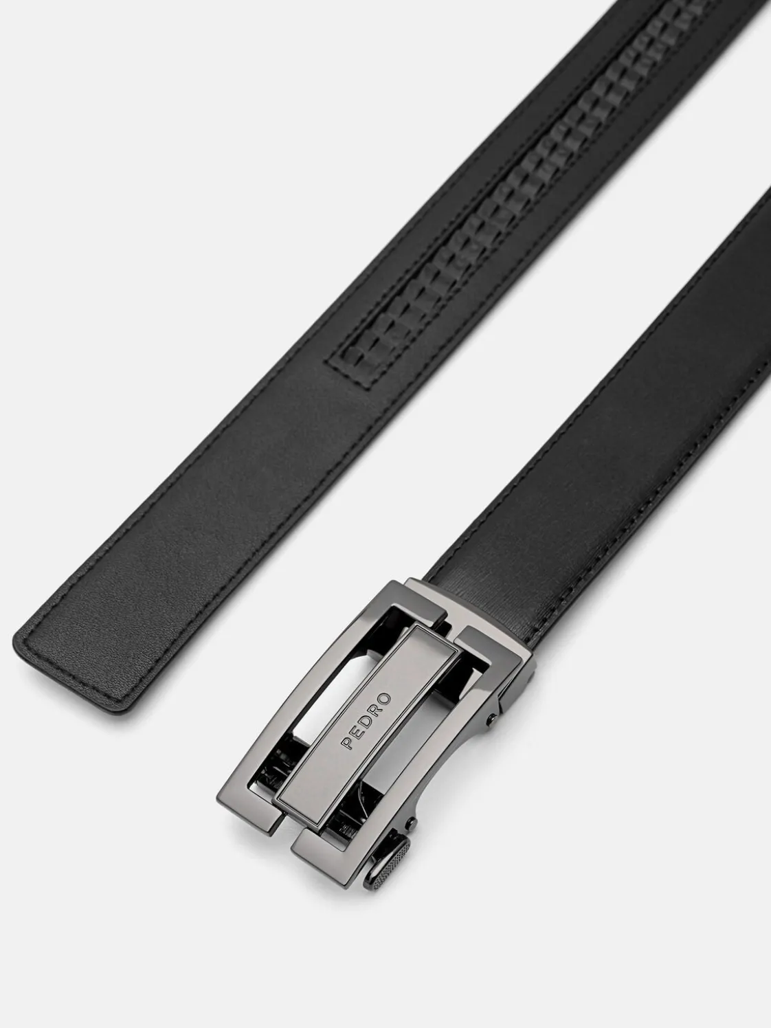 Leather Automatic Belt - Black
