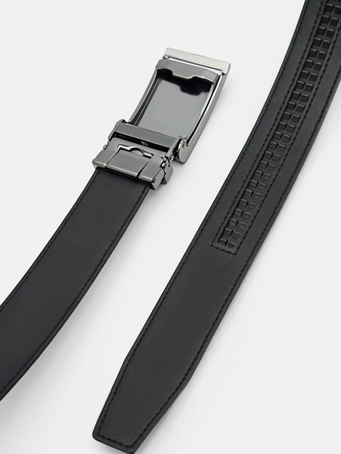Leather Automatic Belt - Black