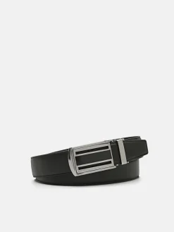 Leather Automatic Belt - Black