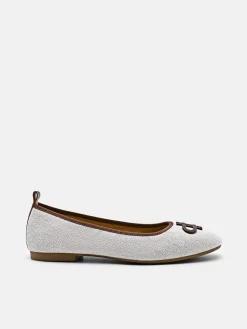 Leather Ballerina Flats - Multi