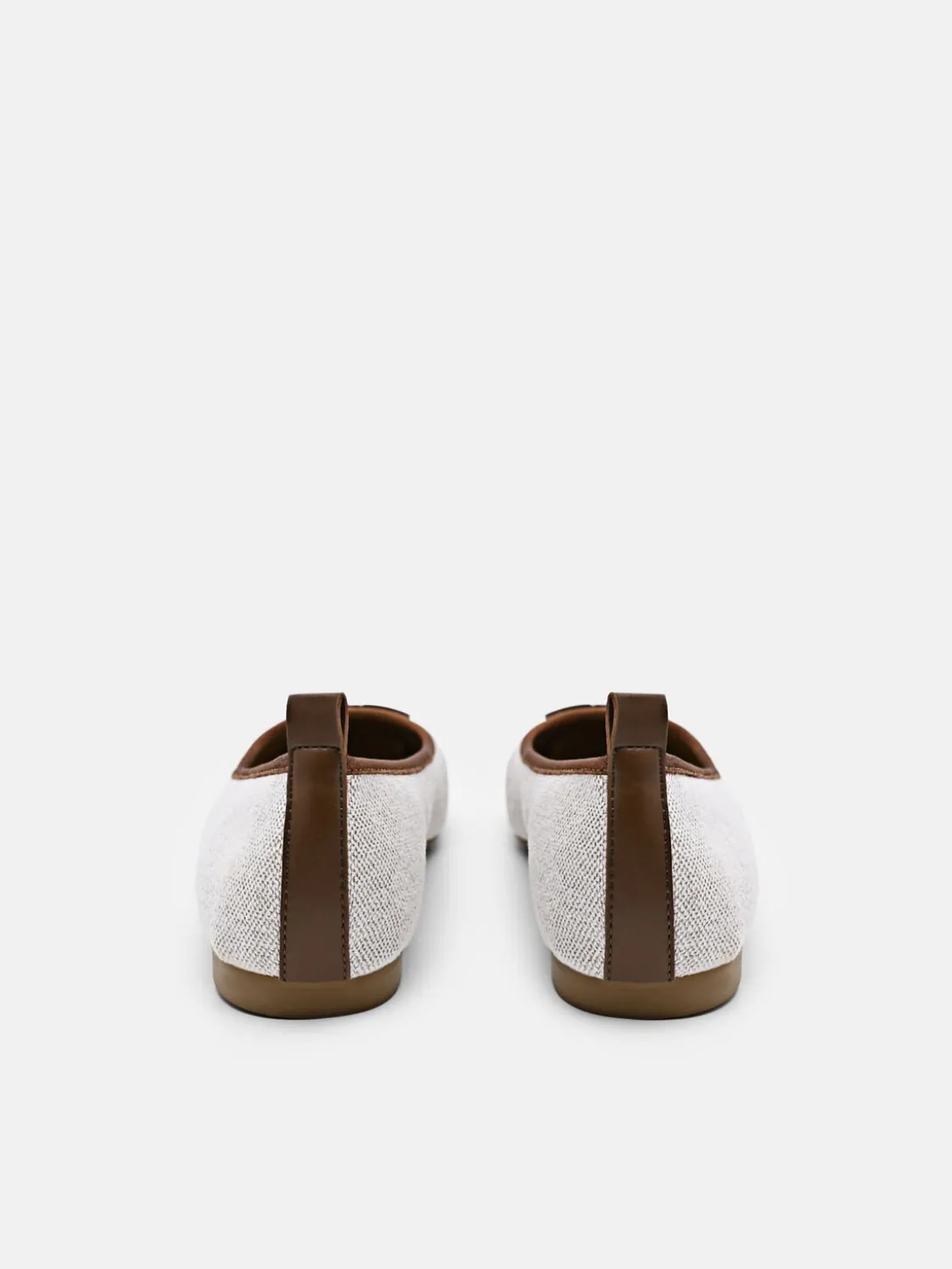 Leather Ballerina Flats - Multi