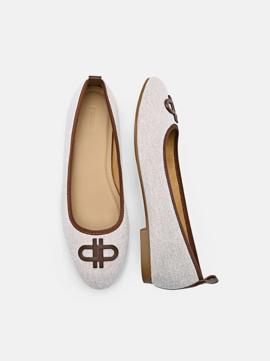 Leather Ballerina Flats - Multi