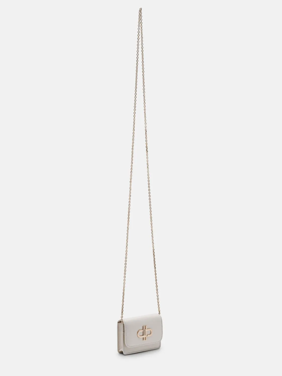 Leather Bi-Fold Card Holder - Chalk