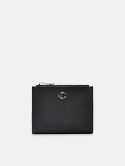 Leather Bi-Fold Wallet - Black
