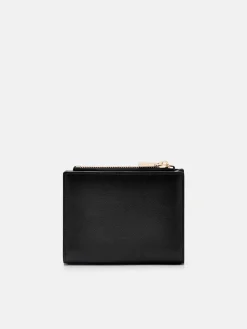 Leather Bi-Fold Wallet - Black