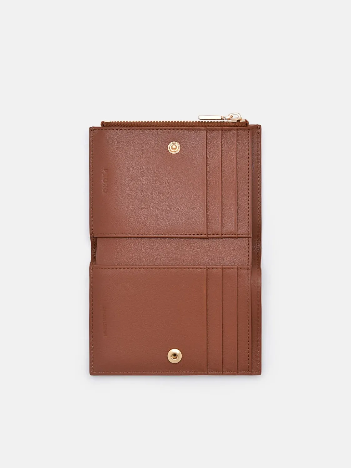 Leather Bi-Fold Wallet - Cognac