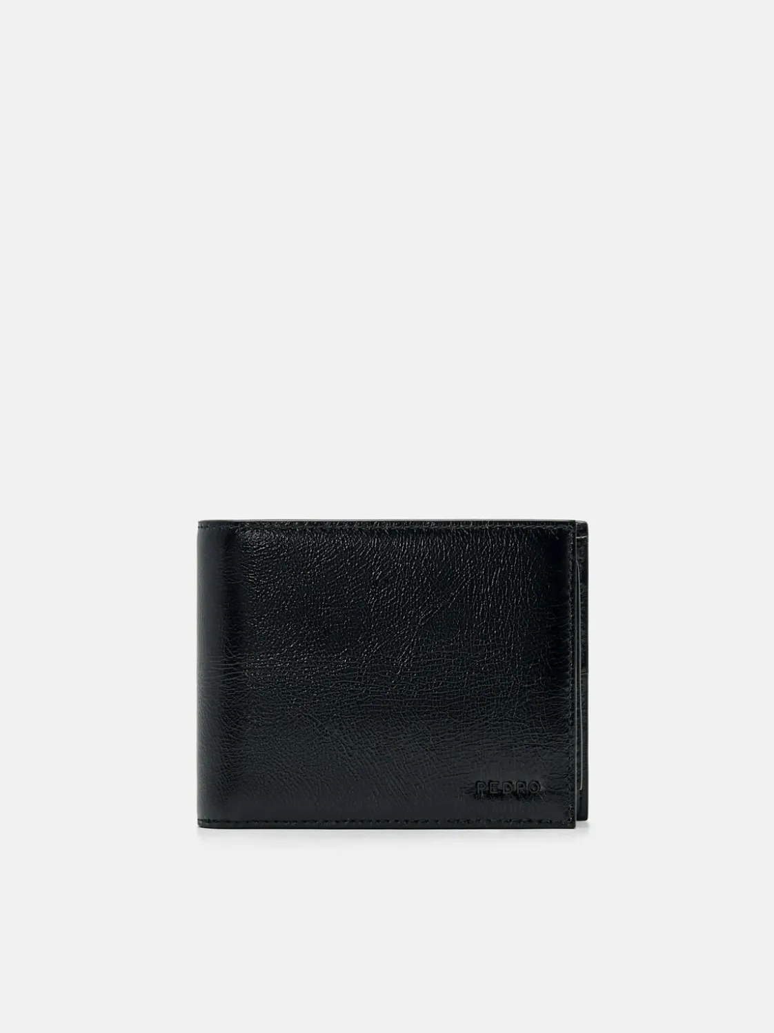 Leather Bi-Fold Wallet with Insert - Black2