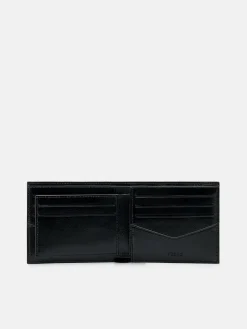 Leather Bi-Fold Wallet with Insert - Black2